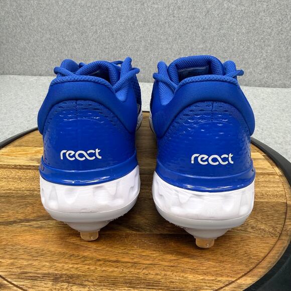 Nike Alpha Huarache Elite 4 Low Baseball Cleats Blue FN7222-400 Mens Size 13